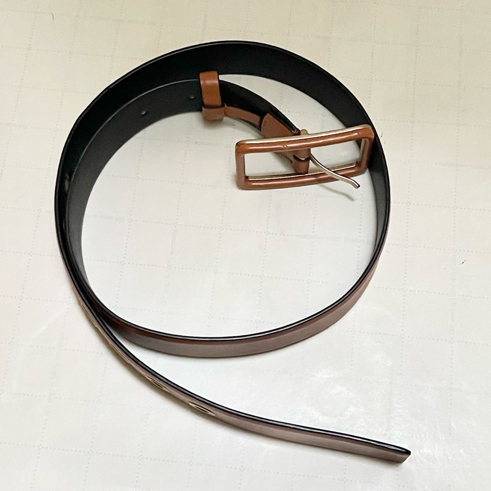 All Saints eyelet leather belt - Picture 9 of 10